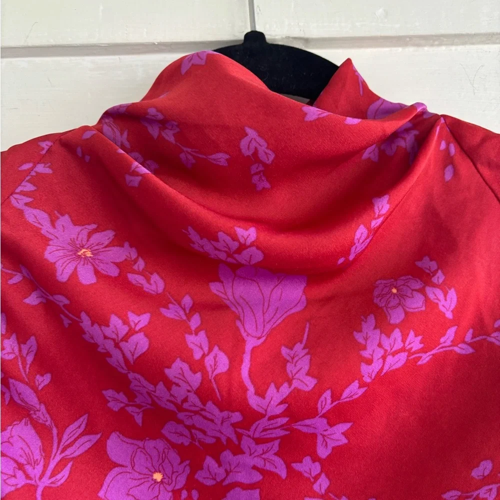 Free People Aries Romantic Combo Floral Mini Dress Size Medium NWT - Picture 14 of 15